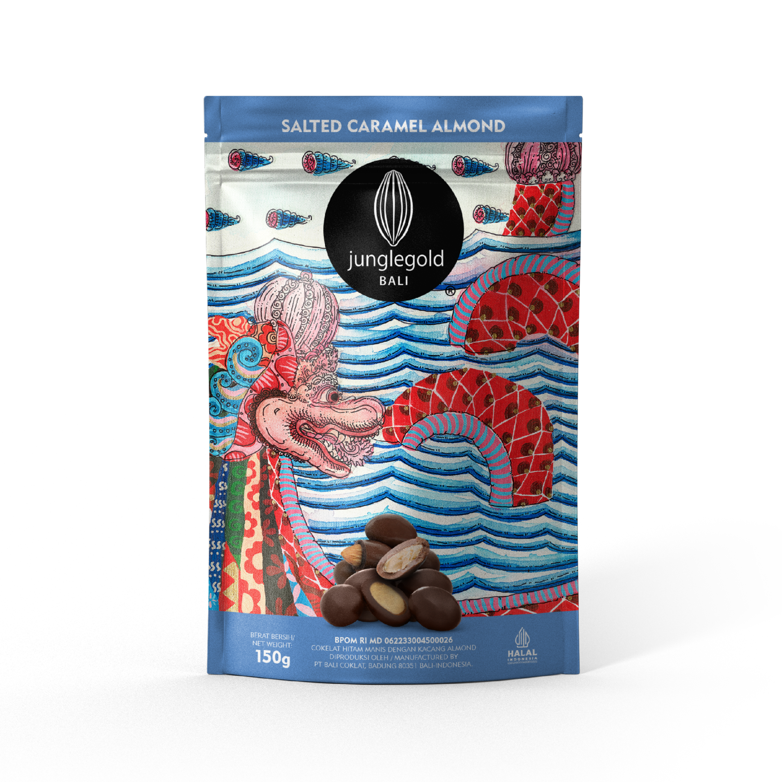 JG-PA-150g-Salted Caramel Chocolate Almonds
